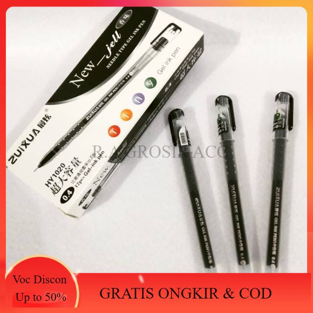 

isi12pc BOLPEN ZUIXUA HITAM