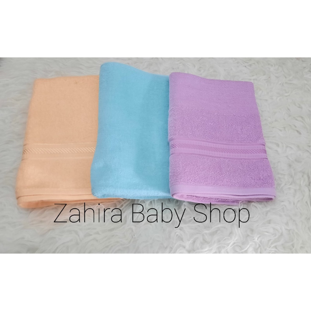 Zahira Baby Shop Handuk Mandi Polos, Handuk Mandi