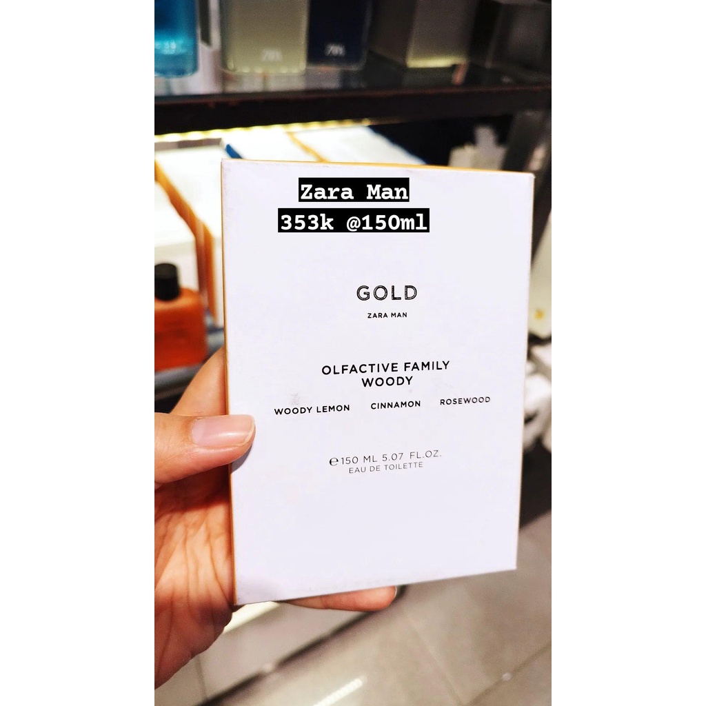 Parfum Zara Man Gold 100ml  Ori Store