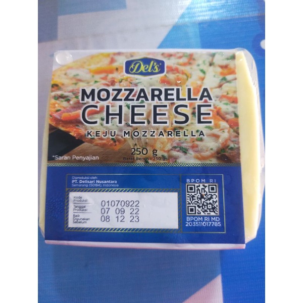 

Del's Mozarella Cheese 250 gr