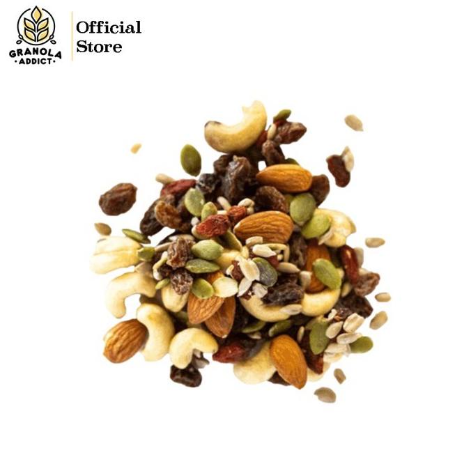 

Trail Mix (Sunflower, Pumpkin Seeds, Almond, Raisin, Cranberry) 500G