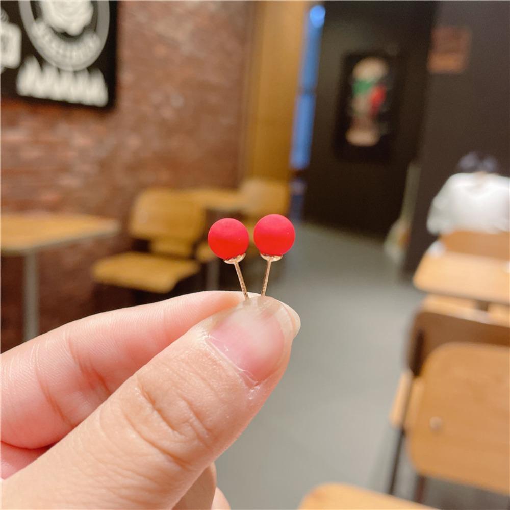 Mxbeauty Anting Bentuk Tulip Hadiah Elegan Prancis Dua Cara Memakai Anting Stud Gaya Korea Vintage Yang Manis