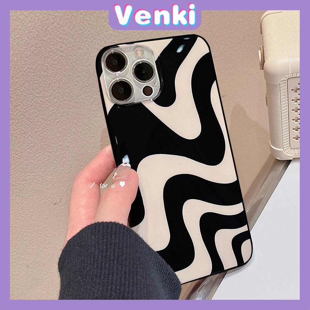 Case For iPhone 14 Series TPU Soft Case Apricot Zebra Pattern Glossy Black Candy Case Camera Protection Shockproof For iPhone 14 13 12 11 Plus Pro Max 7 Plus X XR