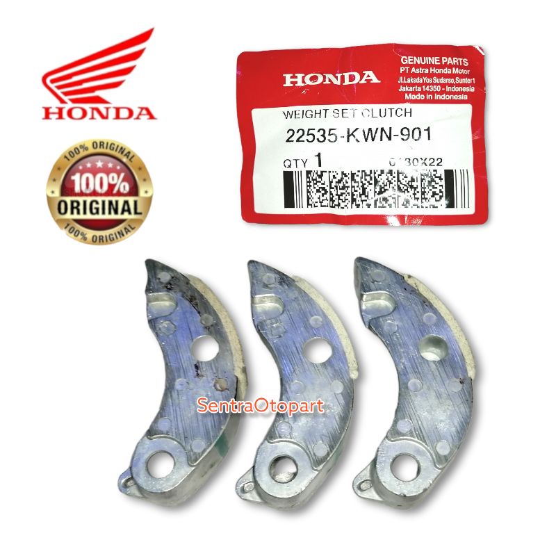 Kampas kopling ganda vario 125 150 pcx 150 original hgp 22535kwn901