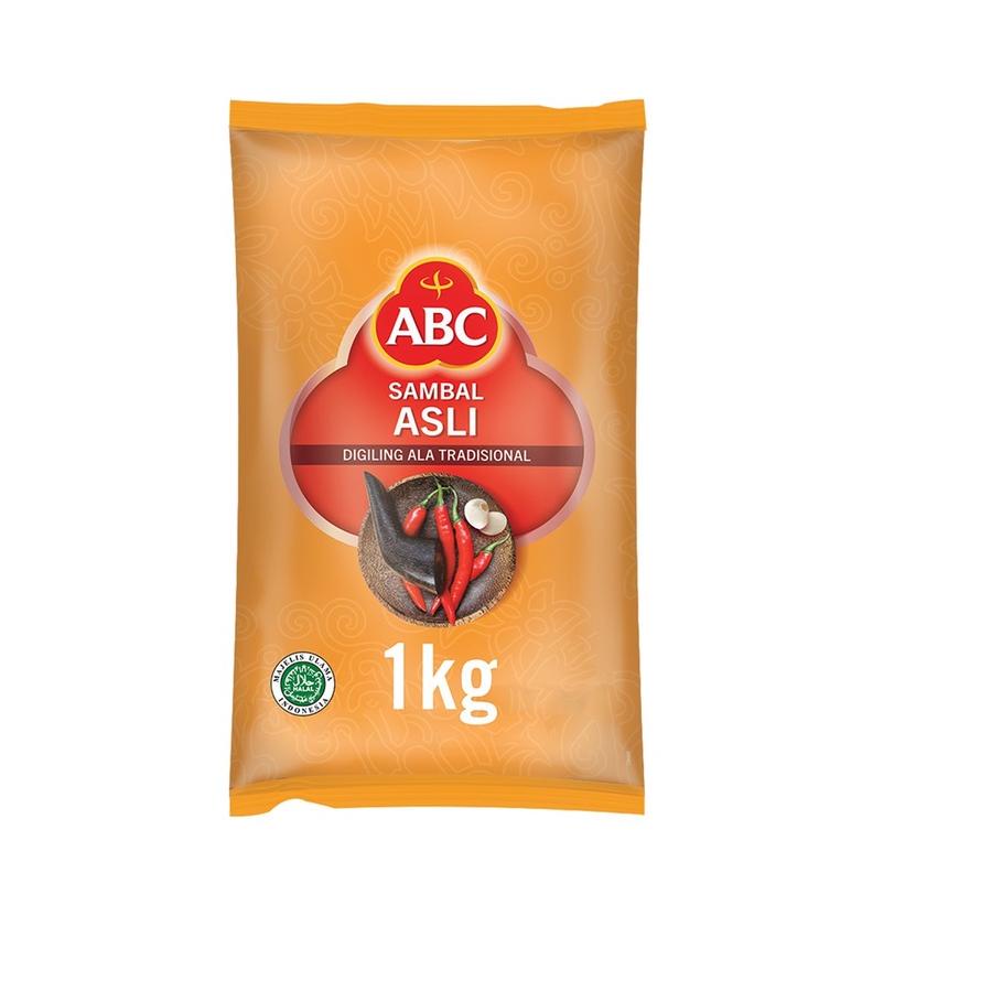 

れ ABC Saus Sambal Asli 1 kg READY 2878 ❖