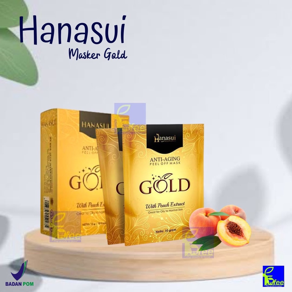 [COD] - Hanasui Masker Naturgo Gold Original BPOM