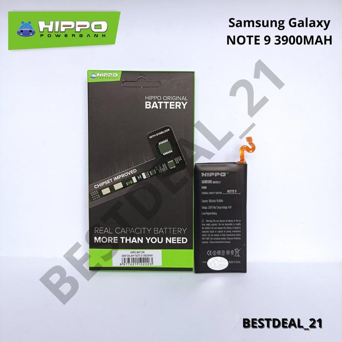 Hippo baterai ORI 100% Samsung Galaxy NOTE 9 3900 MAH Original Cell