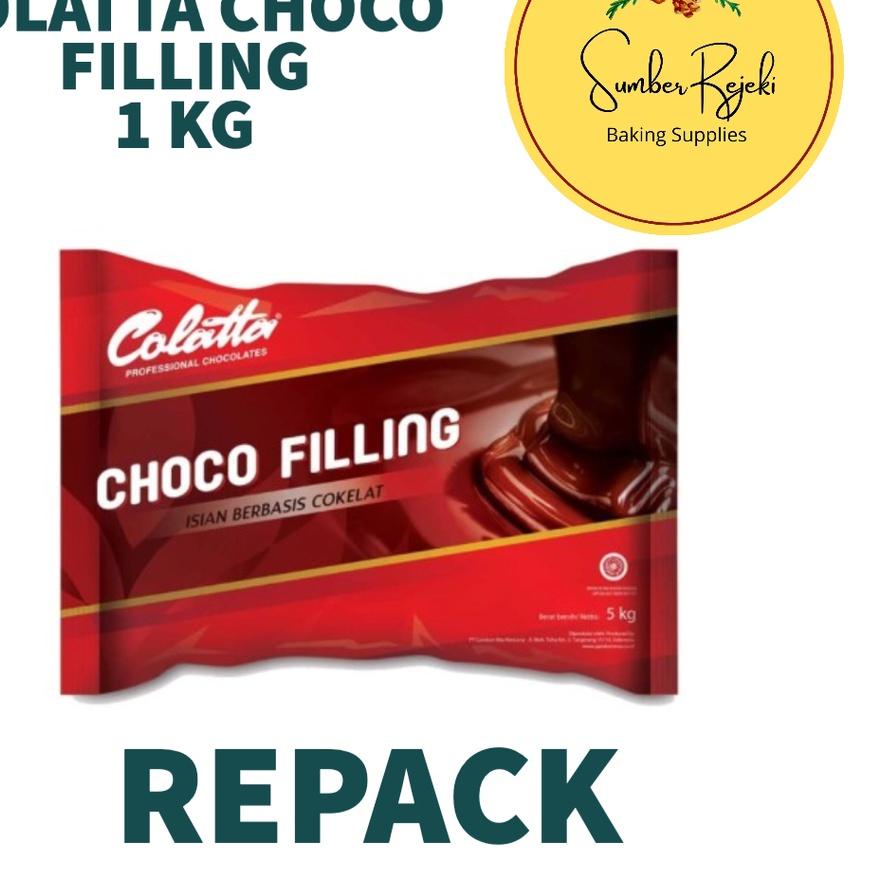 

️✔️✔️ Selai Coklat Colatta / Colatta Choco Filling / Filling Coklat / Cokelat 1 KG 