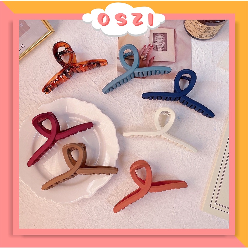 OSZI Jepit Rambut Wanita Salon Silang Korea Jedai Aksesoris Trendy Fashion R689