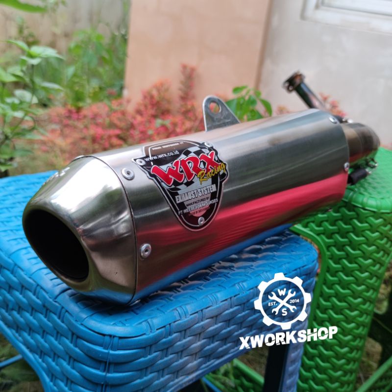 Knalpot WRX Hexagon K2 Leher K155 New NMax Aerox Original