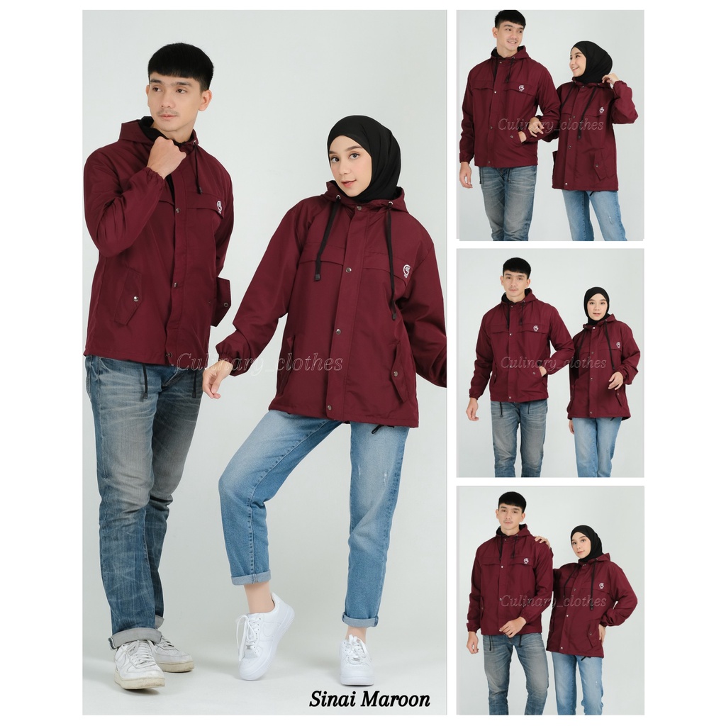 Jaket Pria Parasut Jumbo Waterproof Original FCF Size M L XL XXL / Jaket Gunung Pria Waterproof FCF