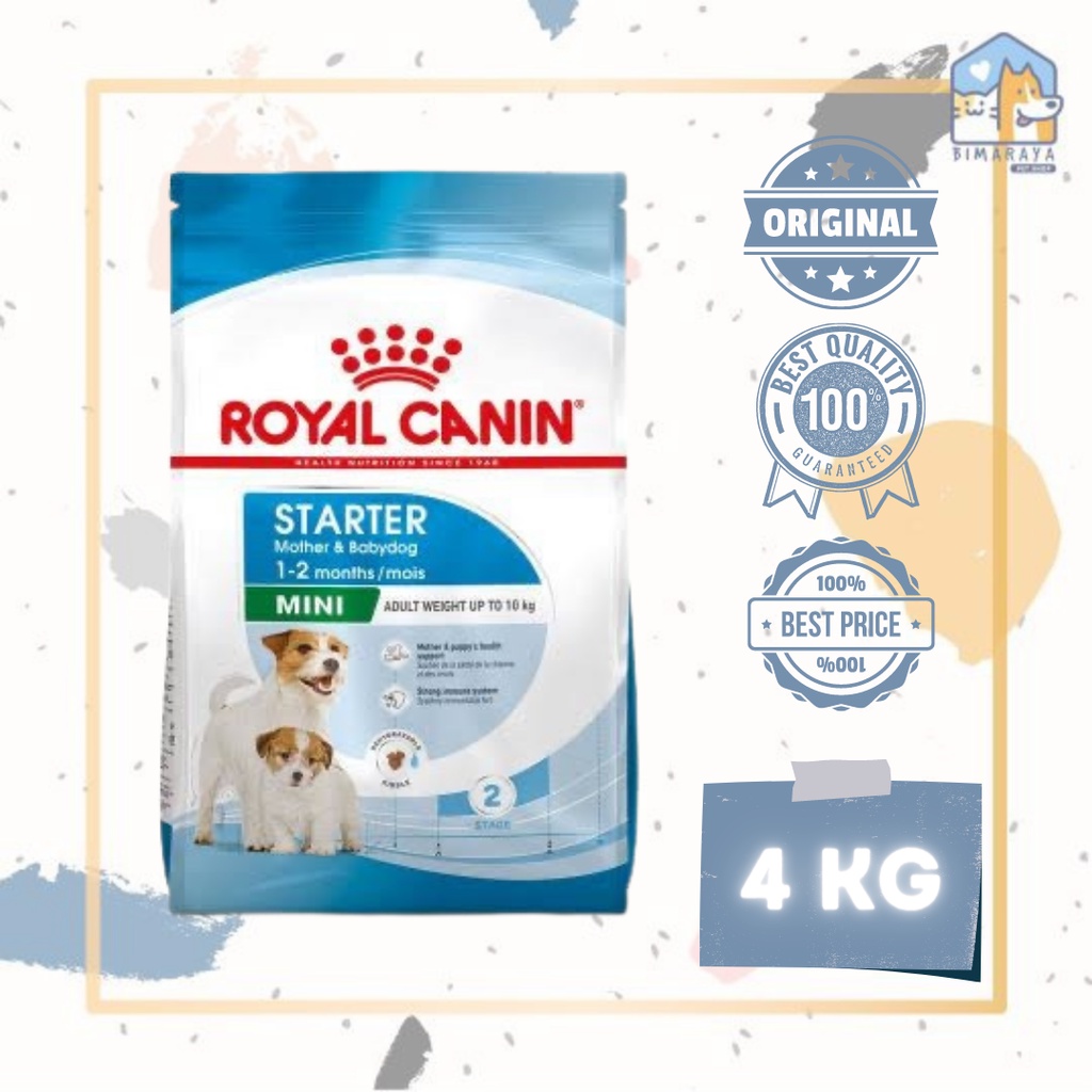 ROYAL CANIN MINI STARTER MOTHER &amp; BABYDOG 4 KG FRESHPACK