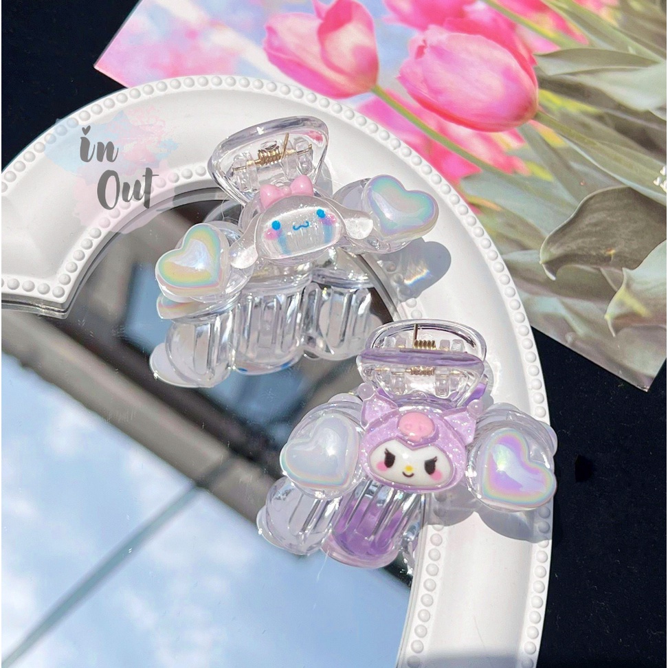 Jepit Rambut Sanrio All Character / Jepitan Rambut besar Sanrio Wanita Melody Purin Cinnamoroll Pochacco / Aksesoris rambut lucu unik Korea ACC44