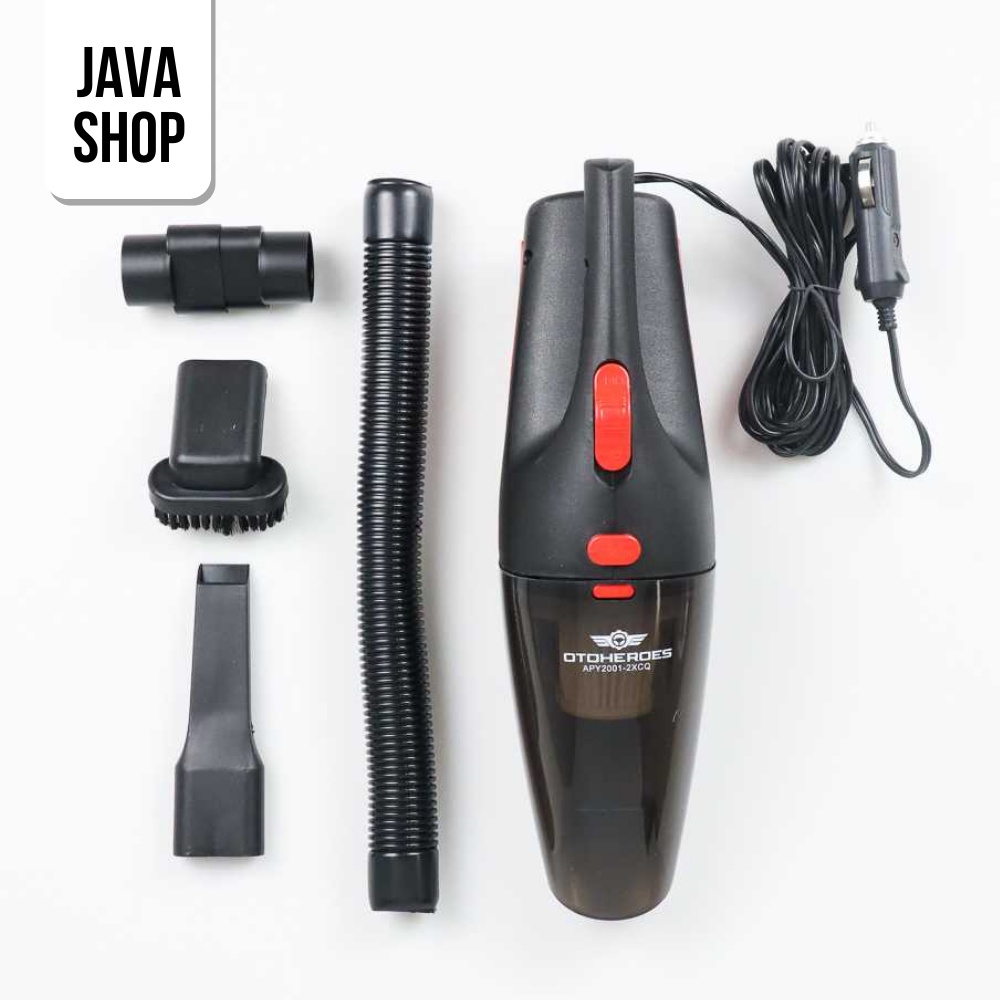 JAVASHOP Vacuum Cleaner Penyedot Debu Mobil Tenaga Listrik