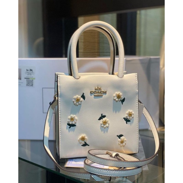 Coach Glady Sunflower Hand Bag Sling Bag Tas Tangan Tas Selempang Tas Quality Premium Import Tas Tal
