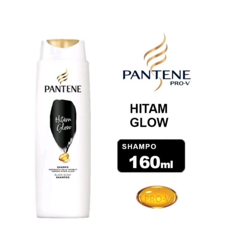 PANTENE Shampoo Long Black 160ml (Kemasan baru)