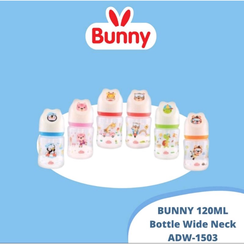 Lustybunny ADW1503 &amp; ADW3003 Bottle Susu Wide Neck 125ml &amp; 250ml