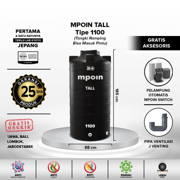 Toren Air Tangki Air / Tandon / Toren Mpoin Plus Tall 1200 Liter