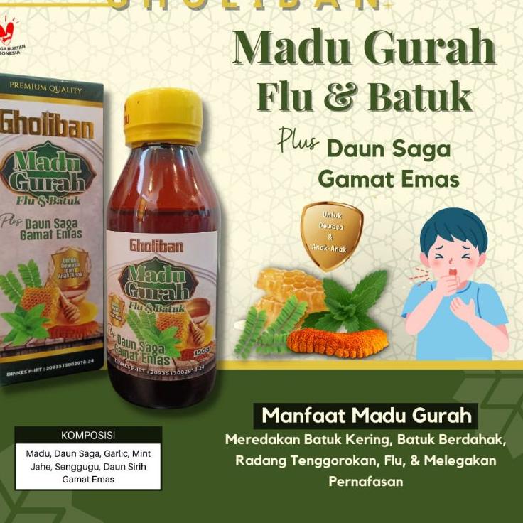 

GROSIR Madu Gurah Flu dan Batuk Gholiban