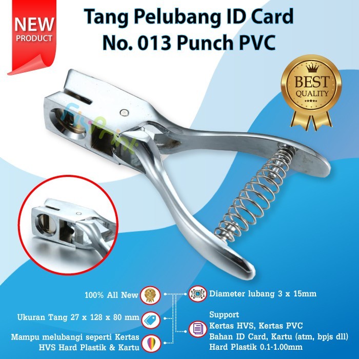 

Murah Tang Pembolong Id Card Silver - Oval / Tang Pelubang Kartu Pvc Id Card Terlaris