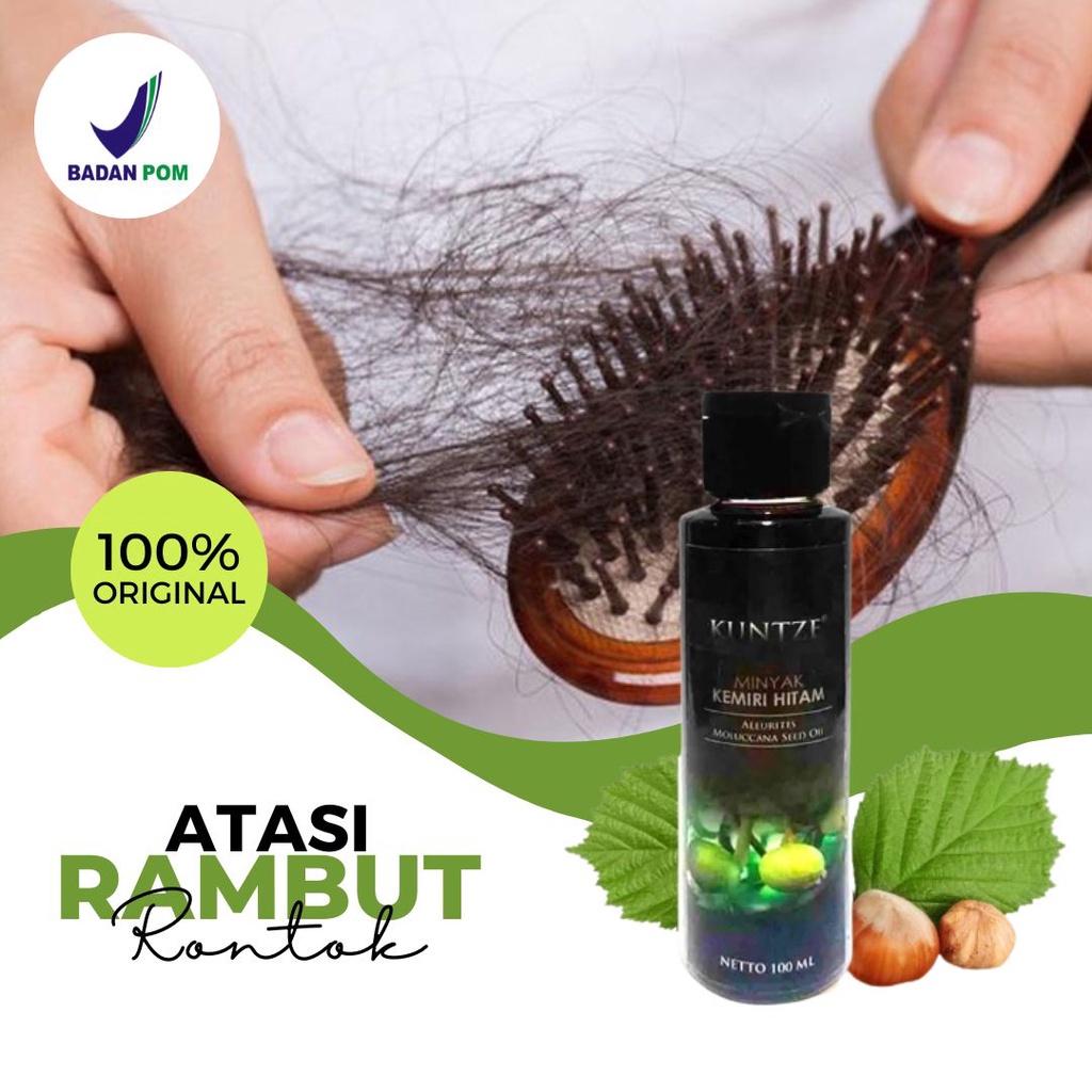 Minyak Penumbuh Rambut Botak - Kutnze Minyak Kemiri Bakar Obat Penumbuh Rambut Pria Serum Penumbuh R