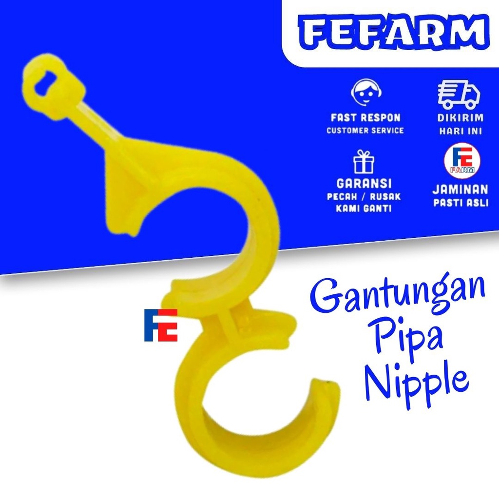 Shook S-Hanger Shanger gantungan pipa kandang ayam FEFARM