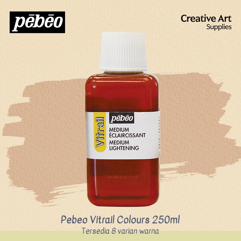 

Medium Cat Kaca Transparan Pebeo Vitrail Glass Paint 250ml