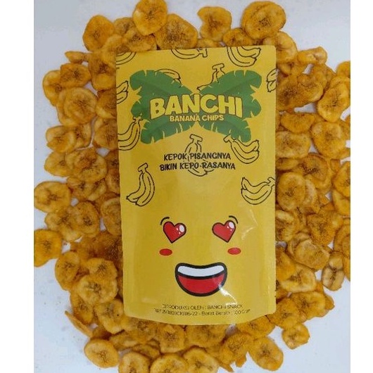 

Banana Chips Keripik Pisang Biji Manis Snack Banchi