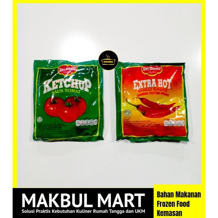 DELMONTE / Del Monte Saus Sachet Sambal Extra Hot, Tomat isi 24