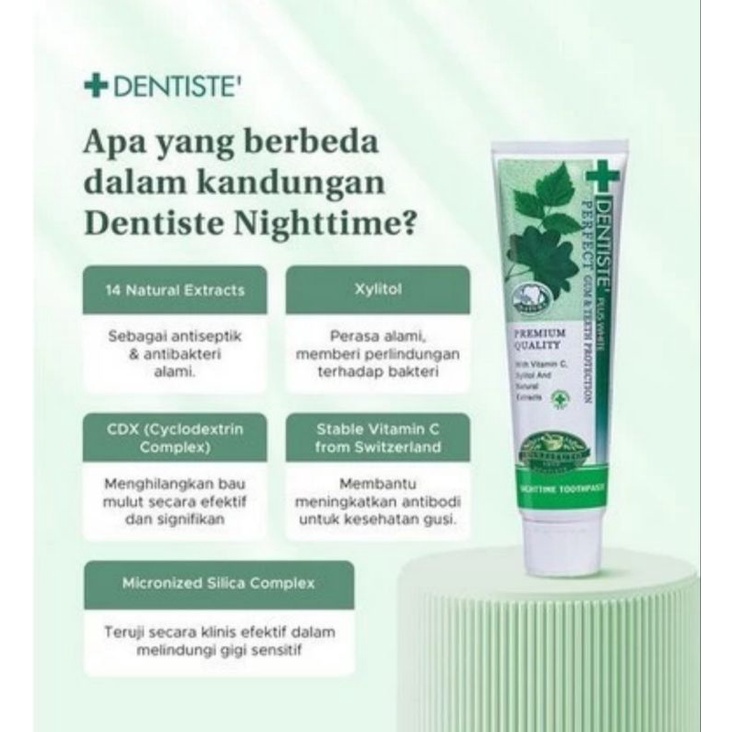 Dentiste Nightime Toothpaste Pasta Gigi Odol Dentise 100gr