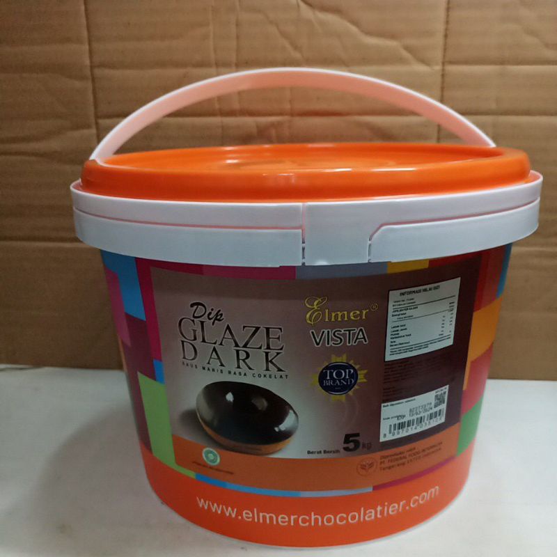 

Elmer Vista Dip Glaze Dark Cokelat 5 kg
