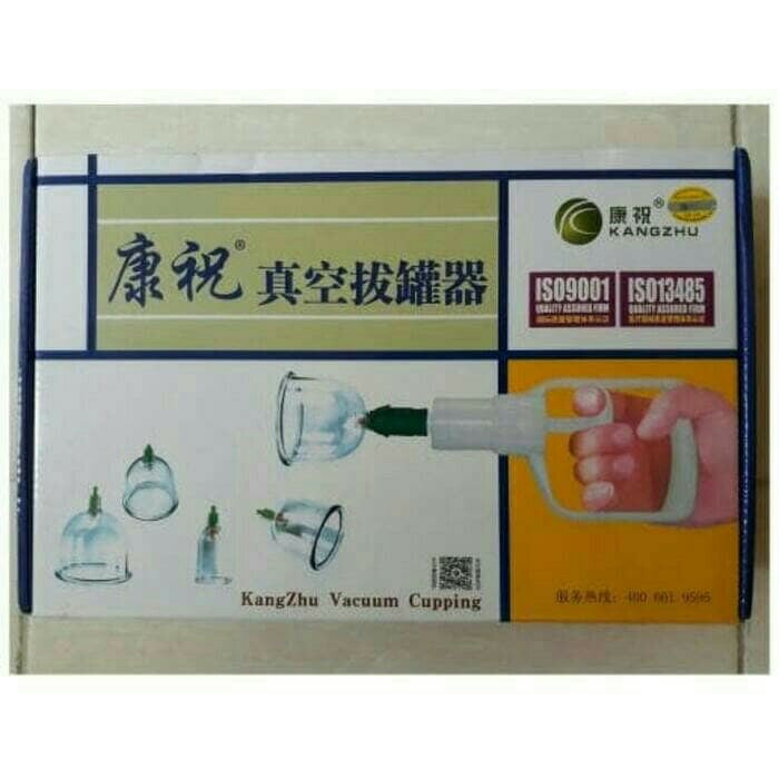 Alat bekam kangzhu isi 12 / kop angin isi 12 kangzhu