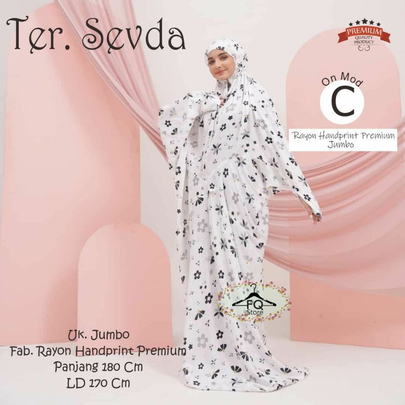 Mukena terusan bahan adem tidak nerawang