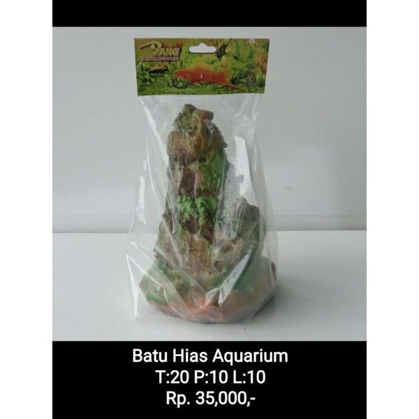 Batu Hias Aquarium Aquascape Tebing Karang
