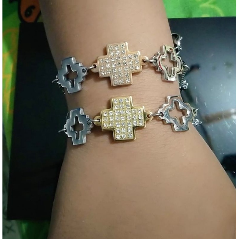 Gelang Titanium Wanita Rantai Anti Karat selamanya