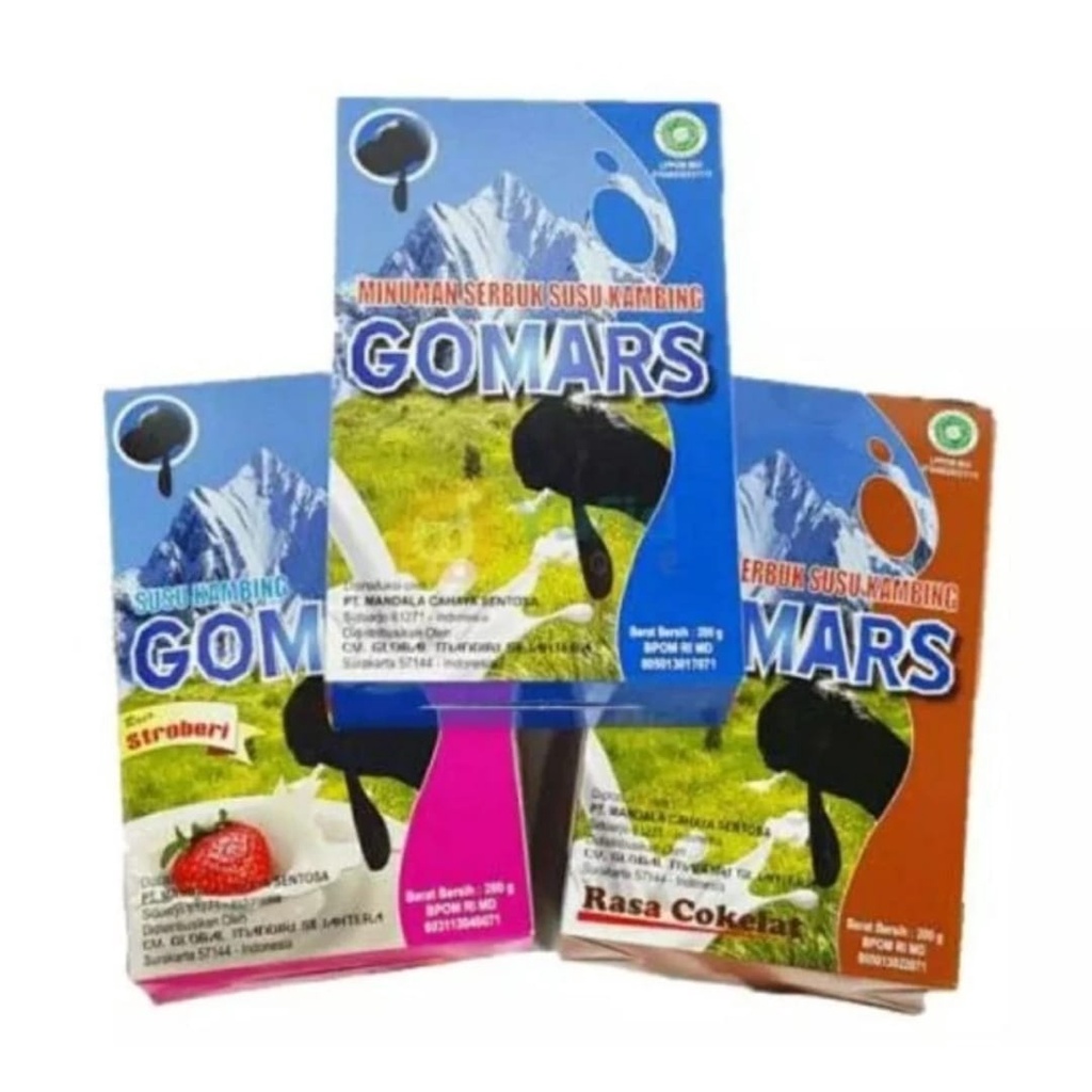 

Susu Etawa Serbuk GOMARS 200gr Dengan Varian Rasa | Etawa Serbuk Gomars