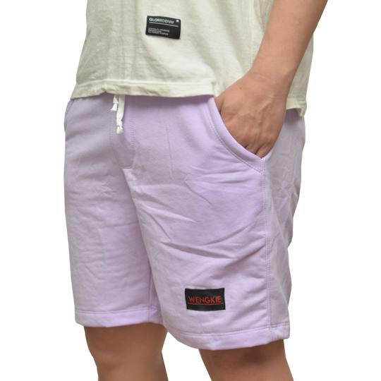 Wengkie.id / Boardshort / celana pendek pria / celana pendek wanita / celana casual / celana pendek murah / Warna Lilac