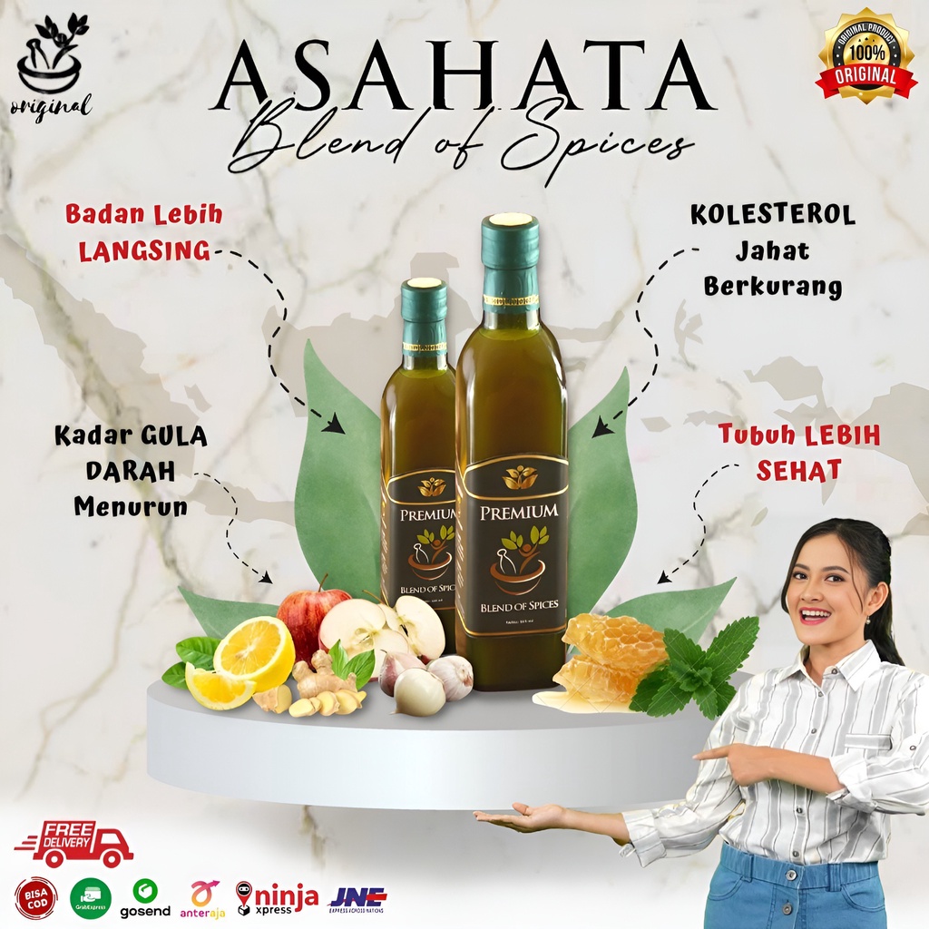 

Jus Bawang Putih Tunggal Cuka Apel Jahe Merah Lemon dan Madu - Asahata Premium Herbal Original