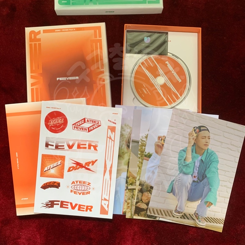 Official Album ATEEZ Fever Diary + Yunho WW 1.0 (BOOKED)