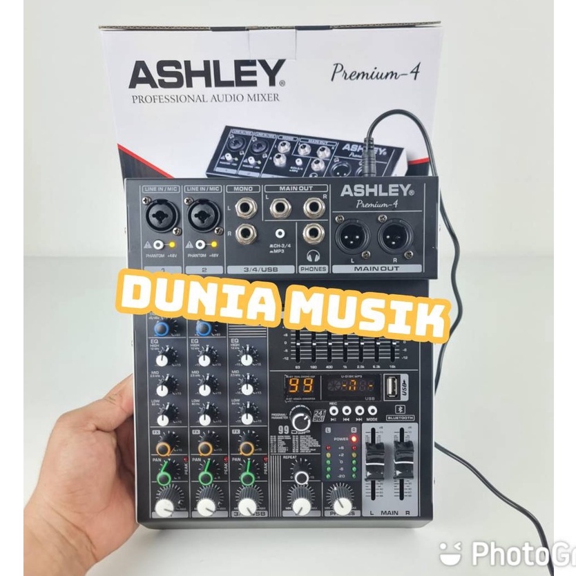 Jual Mixer Ashley Premium 4 Premium4 Usb Mp3 Recording Original ...