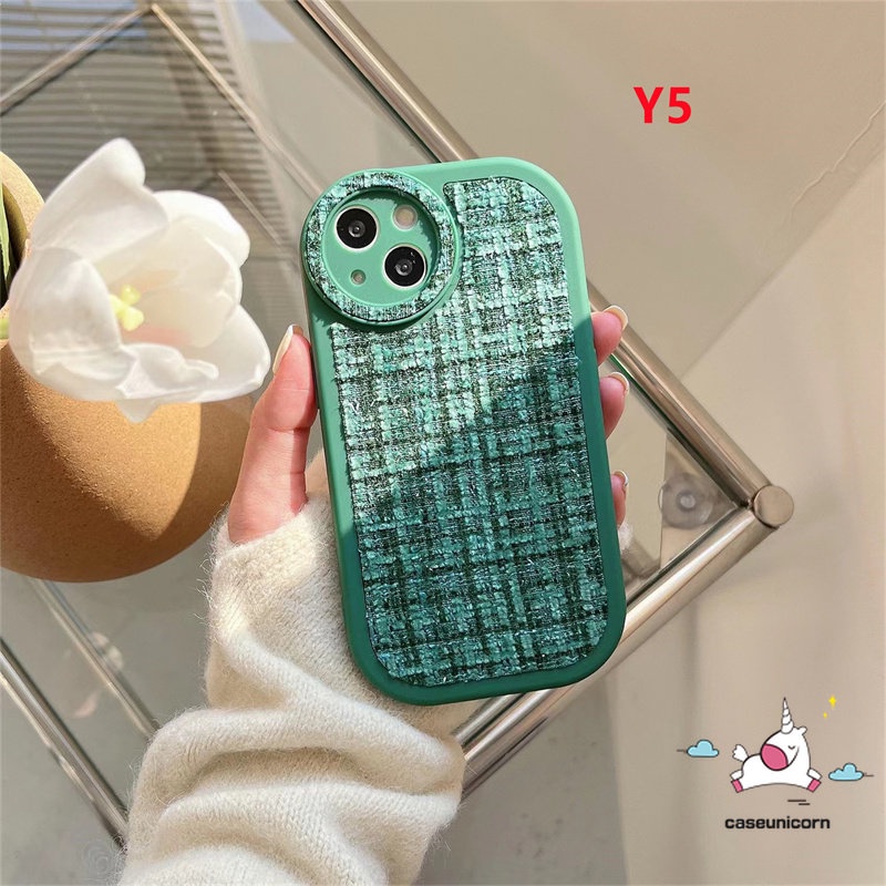 Soft Case Bahan Kulit Tekstur Anyaman Warna Permen Untuk iPhone 11 Pro Max XR 7Plus 8Plus 7 8 14 Plus 12 13 14 Pro Max SE