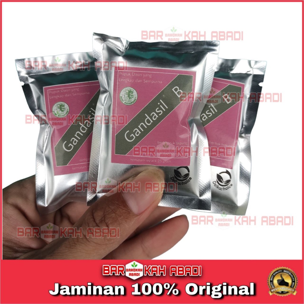 REPACK Pupuk Gandasil Buah 25gram | Gandasil B 25gram