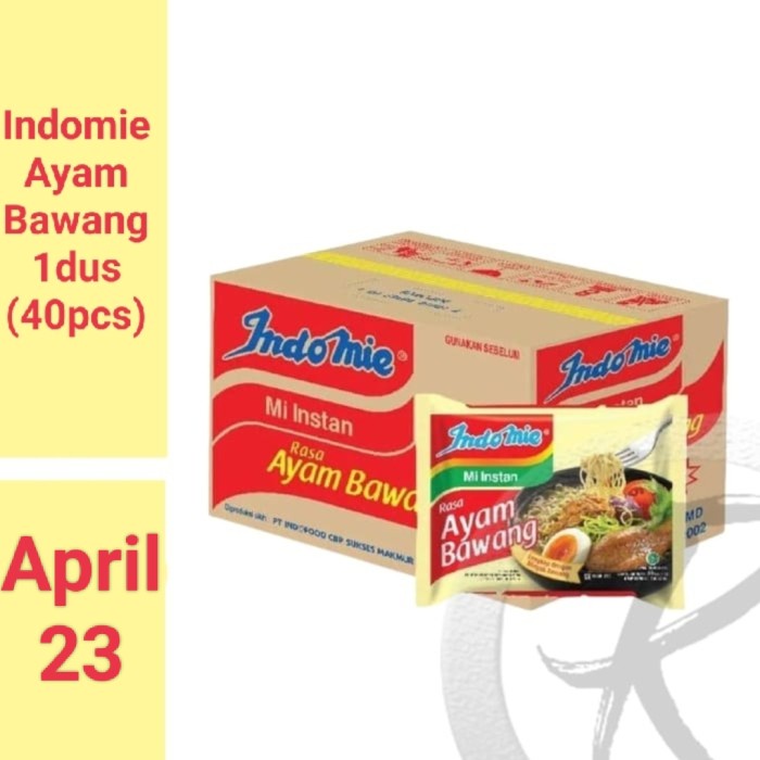 

SALE Indomie Ayam Bawang 1 Dus 40 Pcs