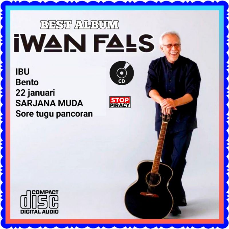 KASET CD MOBIL-KASET CD COMPACT DISC AUDIO MUSIK LAGU IWAN FALS-LAGU IWAN FALS-LAGU IWAN PALES-KASET