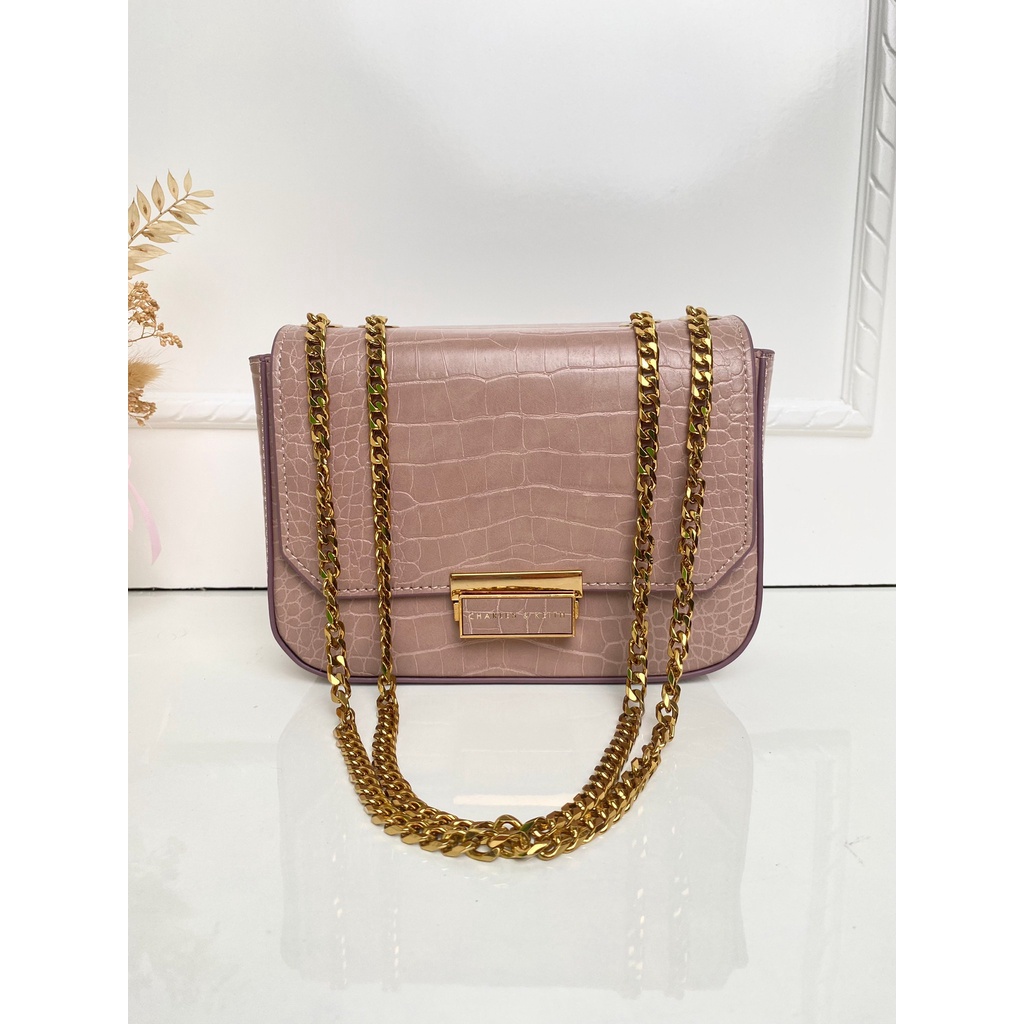 [7.7 Boombastis Sale⚡] - TAS WANITA RANTAI CK PUSH LOCK CHAIN CK201 SHOULDER BAG PREMIUM IMPORT