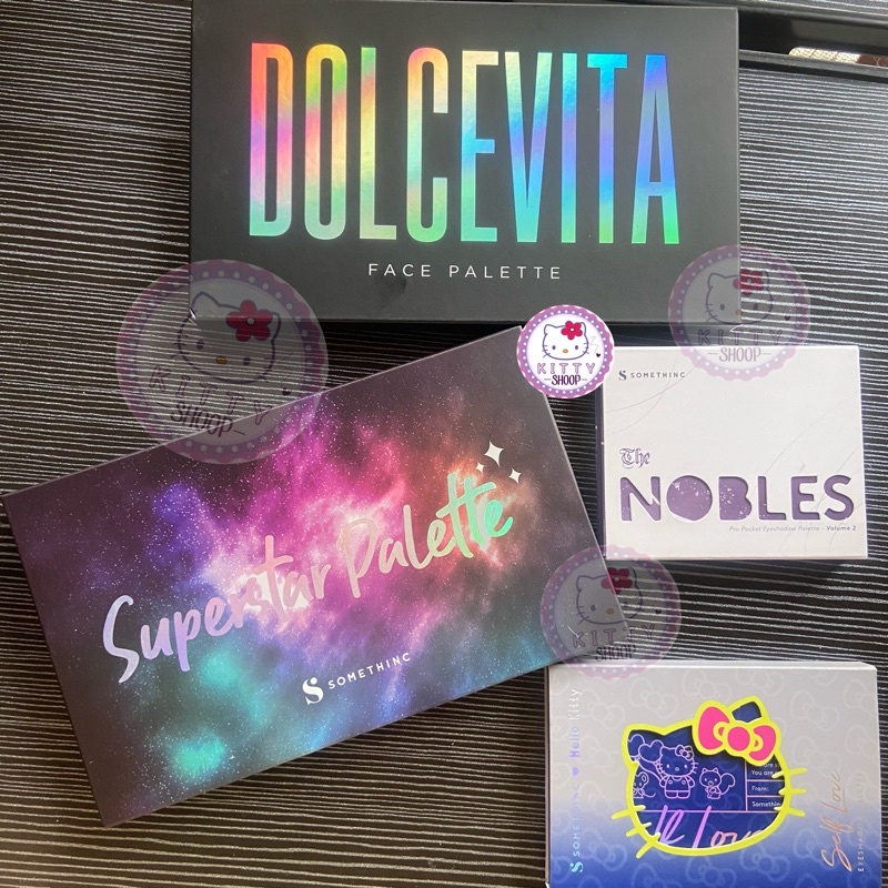 Somethinc Dolcevita Face Palette/ Superstar, The Nobles, Self Love Hello Kitty Series Eyeshadow Palette