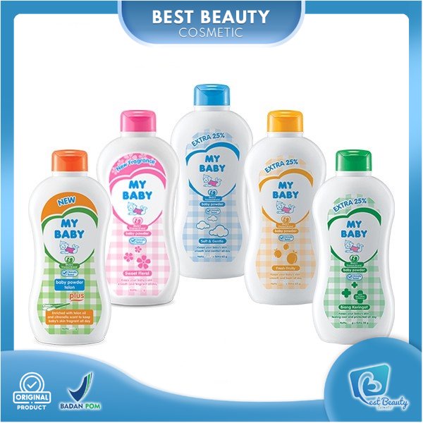 ★ BB ★ My Baby Powder Bedak Bayi 50gr - 75gr - 350gr - 500gr |  Bedak tabur Bayi