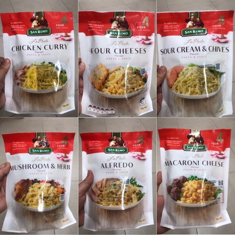 

SAN REMO La Pasta All Variant - 120g/bungkus