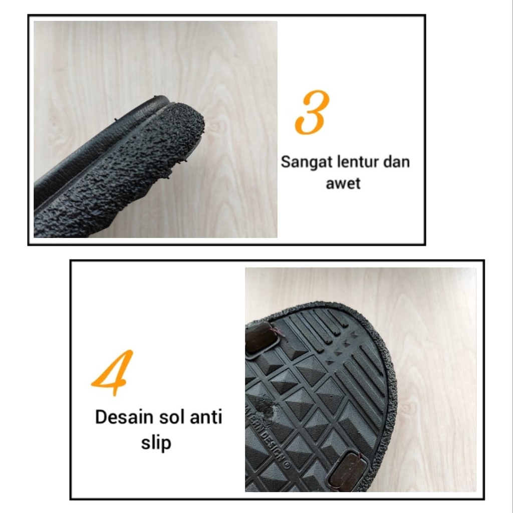 gof NEW ERA MB 8024 Sandal Slop Karet Sendal Karet Pria Terbaru Keran Size 39/43