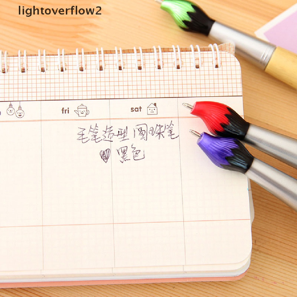 (lightoverflow2) Pulpen / Bolpoin Model Kuas Cat Minyak